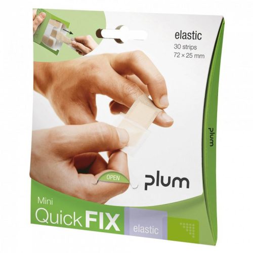 Plum QuickFix mini ragtapasz tartó rugalmas ragtapasszal 30db/csg (30csg/karton)