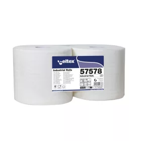   Celtex Superlux Ipari törlő, 3 réteg, cellulóz, 24x34cm, 500 lap, 2 tekercs/zsugor