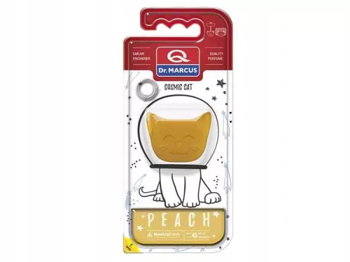 Dr. Marcus Cosmic Cat autóillatosító (16db/karton) peach