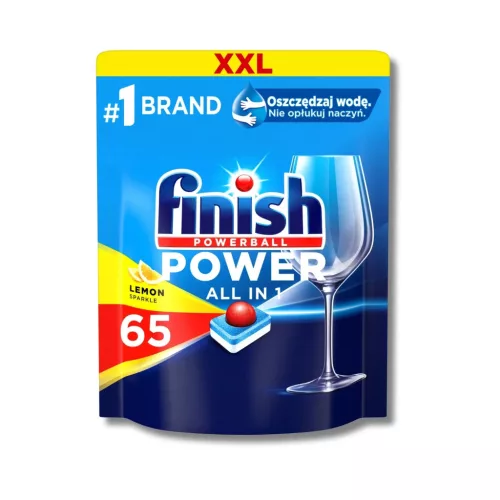 Finish mosogatótabletta Powerball Allin1 65db-os (4csg/karton) lemon