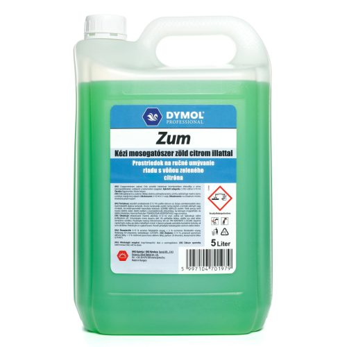 Dymol Zum mosogatószer 5L (96kanna/raklap) zöld citrom