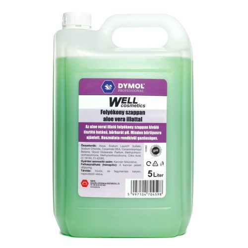 Dymol Well folyékony szappan 5L (96kanna/raklap) aloe vera