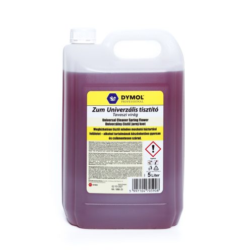 Dymol Zum univerzális tisztítószer alkoholos 5L (96 kanna/raklap) tavaszi virág