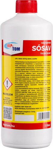 Hip-Tom sósav 15+-2%-os 1L (10db/karton, 560db/raklap)