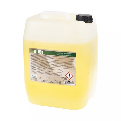 D-Dish fertőtlenítő hatású kétfázisú kézi baktericid, yeasticid, virucid hatású mosogatószer 20kg