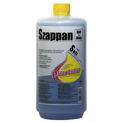 Clean Center Soft hair&body sampon, tusfürdő szappan 1L (8db/karton)