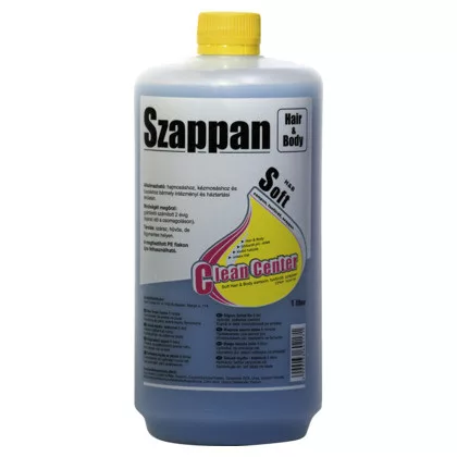 Clean Center Soft hair&body sampon, tusfürdő szappan 1L (8db/karton)