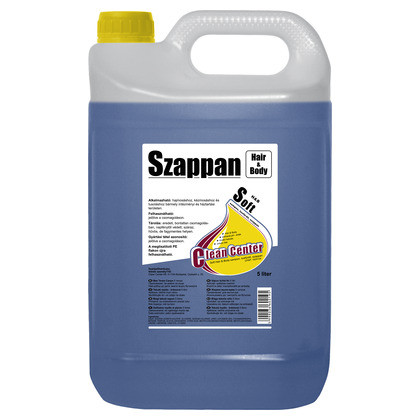 Clean Center Soft hair&body sampon, tusfürdő szappan 5L