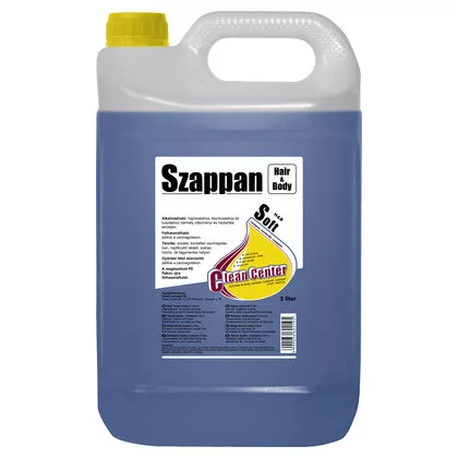 Clean Center Soft hair&body sampon, tusfürdő szappan 5L