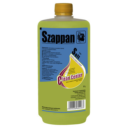 Clean Center Soft-lux folyékony szappan és tusfürdő 1L (8db/karton)