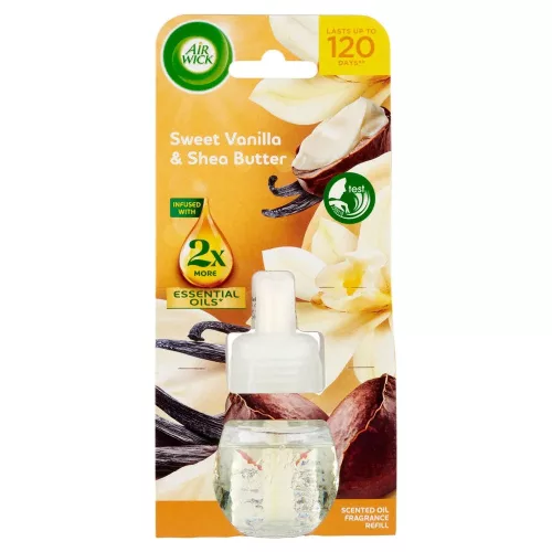 Air Wick elektromos illatosító utántöltő 19ml (6db/karton) sweet vanilla & shea butter