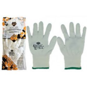   Kesztyű Safety First ujjbegy mártott FEHÉR "XL" (12 pár/karton)