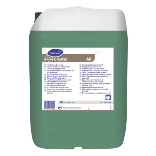 Suma Crystal A8 gépi öblítőszer kemény vízhez 20L - 7010142