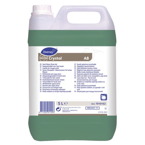 Suma Crystal A8 gépi öblítőszer kemény vízhez 5L - 7010162