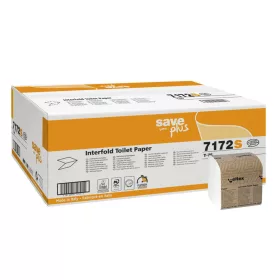   Celtex Save Plus hajtogatott toalettpapír recy, interfold, 2 réteg, 10x21cm, 40x225 lap