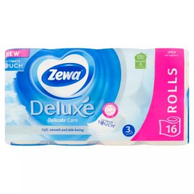   Zewa toalettpapír 3r., 150lap/tek, 16tek/csg, 3csg/karton (24 karton/raklap) Delicate Care