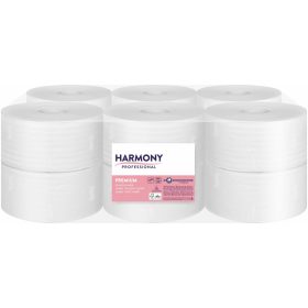 Harmony toalettpapír mini Jumbo 19cm-es, 2r., fehér, 120m/tek, 12tek/# - 7360