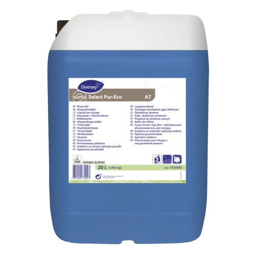 Suma Select Pur-Eco A7 20L - Koncentrált, semleges kémhatású gépi öblítőszer