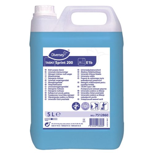 TASKI Sprint 200 alkohol bázisú általános pH-semleges felülettisztítószer 5L (2db/#) - 7512860