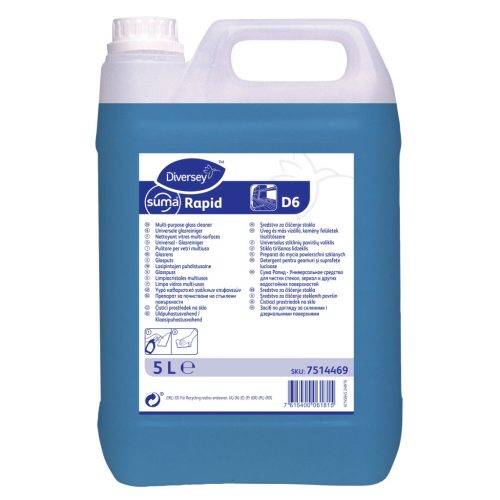 Suma Rapid D6 folyékony ablaktisztítószer 5L (2db/#) - 7514469