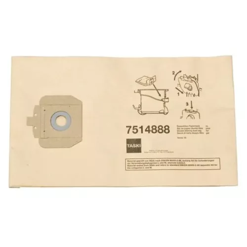 TASKI eldobható papír porzsák (10db/csg) (Vento 15/Bora 12/Vacumat 12)