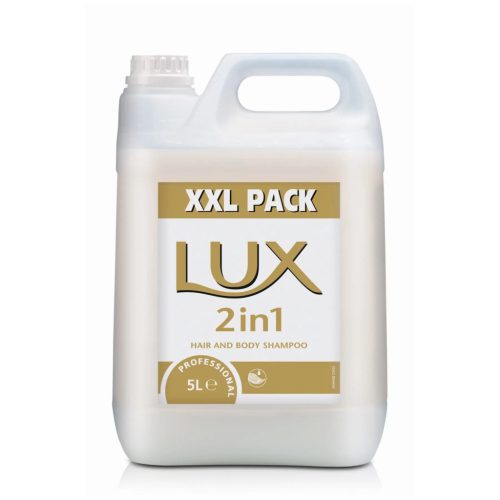 Lux Pro Formula 2 in 1, 5L - Sampon és tusfürdő egyben, intézményi felhasználóknak