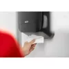 Katrin Hand Towel M (H3) műanyag kéztörlő adagoló hajtogatott papírhoz MEDIUM - fekete
