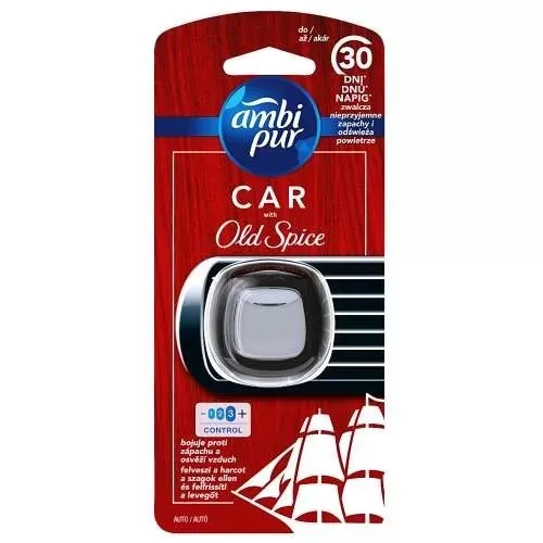 Ambi Pur Car autóillatosító 2ml (6db/karton) Old Spice