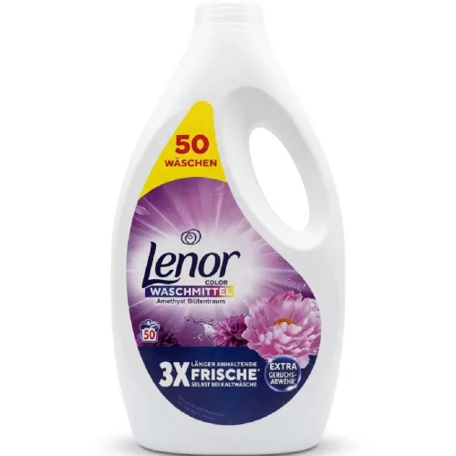 Lenor folyékony mosószer 50 mosás, 2,25L (4db/karton) amethyst flower dream