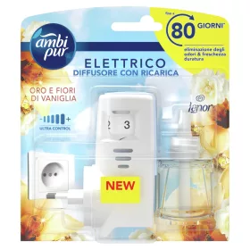   Ambi Pur elektromos illatosító készülék + utántöltő 20ml (6db/karton) Lenor Oro e Fiori di Vaniglia