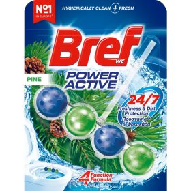   Bref wc tisztító golyós (1DB-OS, 10db/karton) 50g power aktiv pine