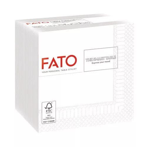 Fato Szalvéta 24x24cm fehér 2 rétegű 100 lap/csomag