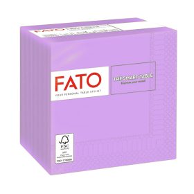 Fato Szalvéta 24x24cm lila 2 rétegű 100 lap/csomag