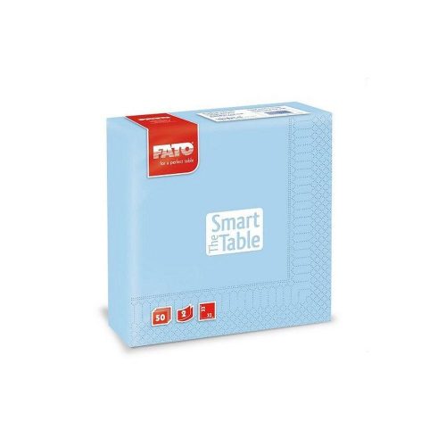 Fato Szalvéta 33x33cm világoskék 2 rétegű 50 lap/csomag