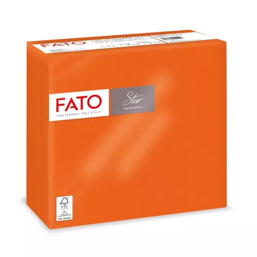 Fato Sztár szalvéta 2 rétegű 38x38cm narancs 40 szál/csomag