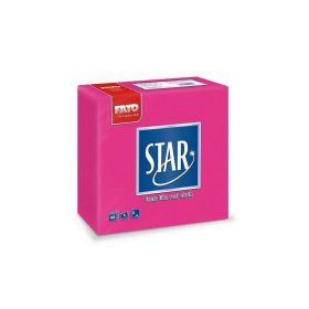   Fato Sztár szalvéta 2 rétegű 38x38cm fuxia 40 szál/csomag