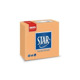   Fato Sztár szalvéta 2 rétegű 38x38cm barack 40 szál/csomag