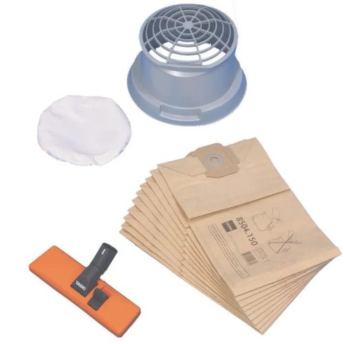 TASKI Vacumathoz Dry készlet porszívózáshoz (porszívófej, papírporzsák, kosár, vászonfilter) - 