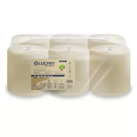   Lucart ECO Natural tekercses kéztörlő 2 rétegű, 450lap, 135m, 6tekercs/zsugor, 44zsugor/raklap