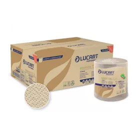   Lucart ECO Natural tekercses törlő 2 rétegű 155m 6 tekercs/karton, 40 karton/raklap