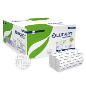   Lucart ECO Z 20 Z hajtogatott kéztörlő 200lap/csg, 2 rétegű recy (15csg/karton)