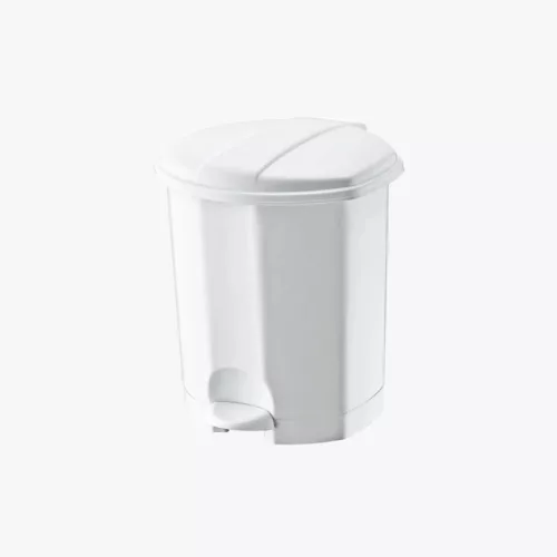 Dunya pedálos szemetes 11L (6db/karton) Fehér