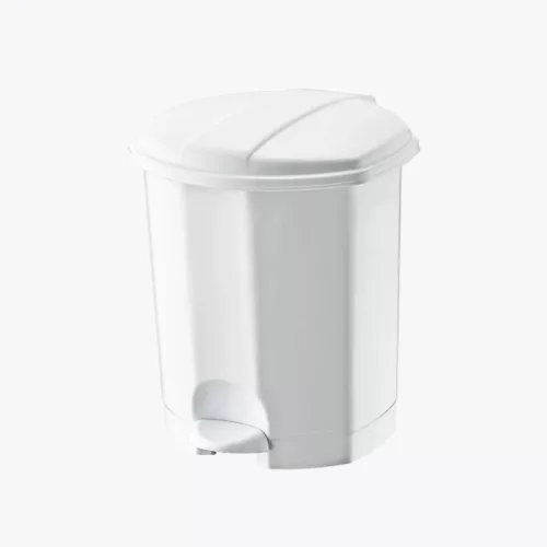Dunya pedálos szemetes 30L (4db/karton) fehér