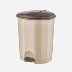 Dunya szemetes pedálos, 50L (2db/karton) - Barna