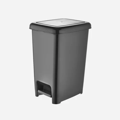 Dunya Plastik Slim pedálos szemetes, 40L, Antracit