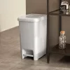 Dunya Plastik Slim pedálos szemetes, 60L (4db/karton) Barna