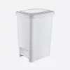 Dunya Plastik Slim pedálos szemetes, 60L (4db/karton) Fehér