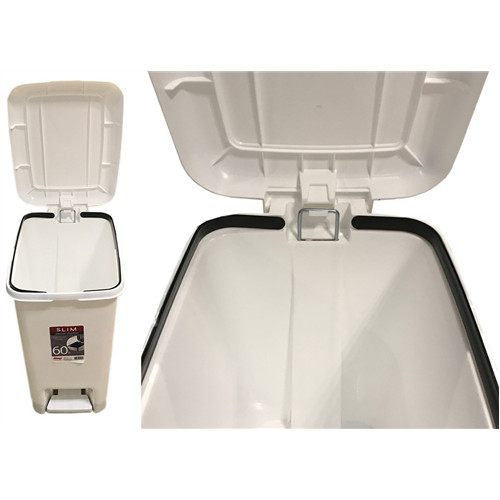 Szemetes pedálos 60L, Slim - 8696287010454