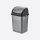 Dunya Fantasy billenőfedeles szemetes, 35L (12db/karton) Szürke/fekete