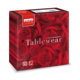 Fato Airlaid szalvéta 40x40cm Rózsa mintás 50 lapos